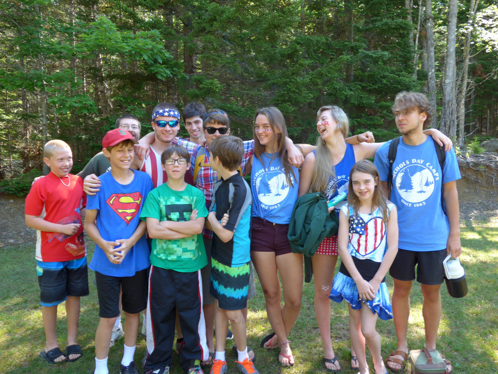 Bridge program participants and campers